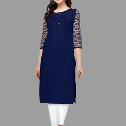 Coft Round Neck Straight Ethnic Kurta-picture-13