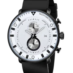 IIK COLLECTION Men Round Dial & Stainless Steel Straps Analogue Chronograph Watch DK-4015M-picture-19