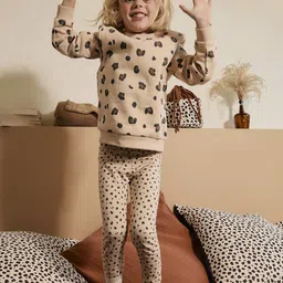 KIABI Girls Printed Ankle-Length Leggings-image-86