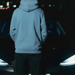 VEIRDO Men Printed Hooded Sweatshirt image 4