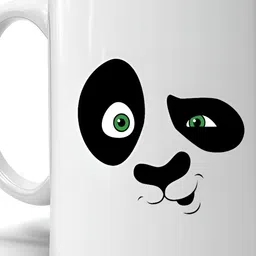 Mr UVD White & Black Graphic Printed Ceramic Glossy Mug 350 ml-picture-28