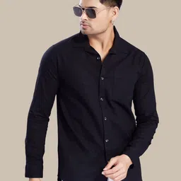 THE BEETEL HOUSE Men Spread Collar Club Slim Fit Casual Shirt-picture-26