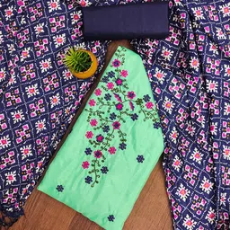 SAINOOR Embroidered Unstitched Dress Material-picture-27