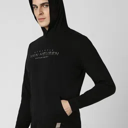 Van Heusen Flex Men Printed Hooded Sweatshirt image 3