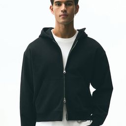 H&M Loose Fit Boxy-Style Zip-Through Hoodie-picture-39
