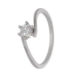 BHIMA 925 Sterling Siver Designer Elegant RhodiumRing image 2