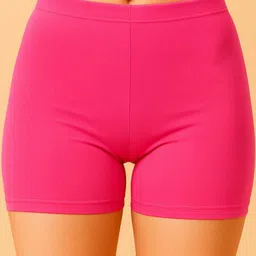 UllasPemium Women Pack of 2 Slim Fit Cycling Cotton Sports Shorts-picture-23