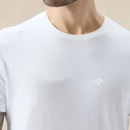 Status Quo Men Brand Logo Printed Pure Cotton T-shirt image 2