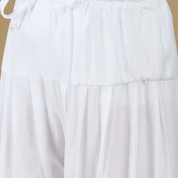 Here&Now X Sanwara Boys Embroidered Regular Chikankari Kurta with Patiala image 3