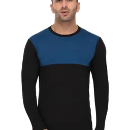 BI FASHION Men Colourblocked Pockets T-shirt-image-30