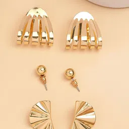 DressBerry Contemporary Studs Earrings-image-82