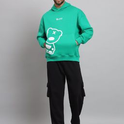 GRIFFEL Men Self Design Mid Rise Hood Tracksuits-picture-42