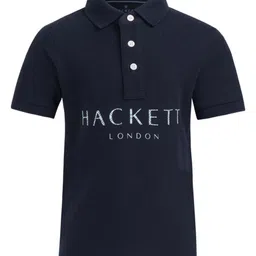 HACKETT LONDON Boys Polo Collar Slim Fit Pure Cotton T-shirt-picture-42