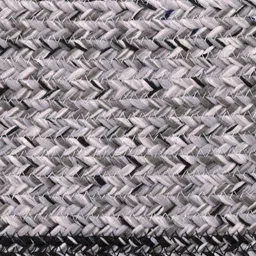 Saral Home Grey Geometric Anti-Skid Polyester Carpet image 5