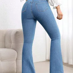 Moda Rapido Women Bootcut High-Rise Stretchable Jeans image 4