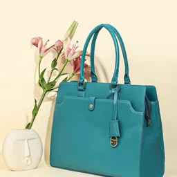 Bagsy Malone Textured PU Structured Tote Bag image 1