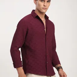 VASTRADO Men Classic Slim Fit Casual Shirt image 2