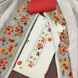 MANVAA Embellished Unstitched Dress Material-picture-15