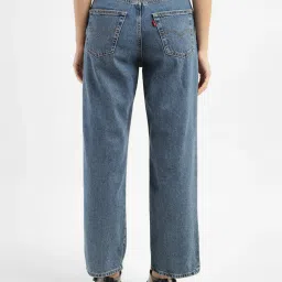 levi's Women's 94 Blue Baggy Fit High Rise Jeans image 2
