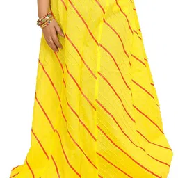 Exotic India Long Ghagra Anchor Skirt With Stitched Ribbons-picture-35