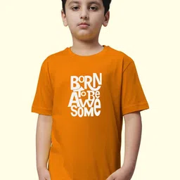 Friskers Boys Typography Printed Round Neck Cotton T-shirt-picture-21