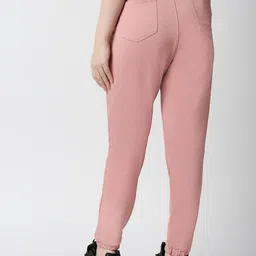 Kraus Jeans Women Loose Fit High-Rise Joggers Trousers image 3