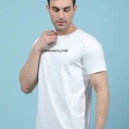 Crimsoune Club Men Typography Printed Round Neck T-shirt image 4