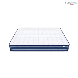 SLEEP SPA White & Blue Quilted Orthopedic Queen Size Mattress image 4