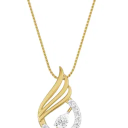 Emori Women Yellow Pendant Diamond-picture-29
