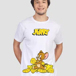 Greylongg Cartoon Printed Cotton T-shirt-picture-27