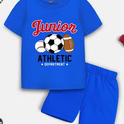 YK X Trampoline Boys Pack Of 3 Graphic Printed T-Shirts With Shorts image 4