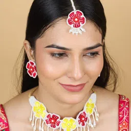 Tipsy closet Women Red Jewellery Set-picture-40