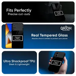 QRIOH Music Lover Glass Case for Poco X7 Pro 5G Back Case Mobile Accessories image 5
