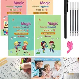 labhim 339-Magic Practice Copy s Set Of 4 Magic Writing & Drawing s Kit A429-3-2439-B image 1