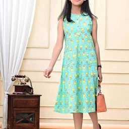 DMP FASHION Floral Print Cotton Longline Top-image-24