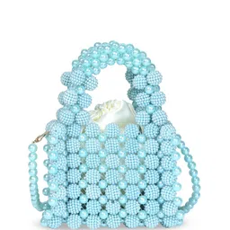 PELLE LUXUR Women Embellished Structured Sling Bag-picture-12