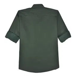 CHARCHIT Boys Comfort Solid Embroidered Casual Shirt image 4