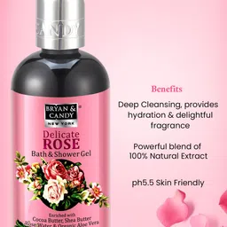 BRYAN & CANDY NEW YORK Delicate Rose Bath And Shower Gel- 150 ml-picture-17