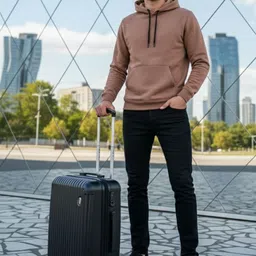 SZN Women Tan Sweatshirts image 4