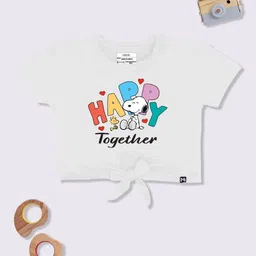 YK X Minute Mirth Peanuts Graphic Printed Crop Top-picture-11