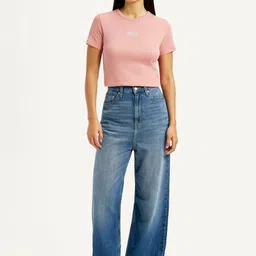Levis Women Classic Relaxed Fit High-Rise Light Fade Jeans image 4
