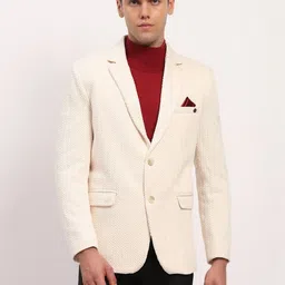 Global Republic Notched Lapel Single-Breasted Blazers-picture-35