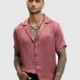 Snitch Men Relaxed Boxy Opaque Casual Shirt-image-96