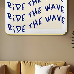 Aura Purple & White Ride The Wave Wooden Wall Art-image-64