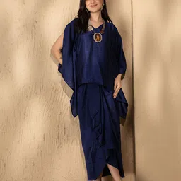 MABISH by Sonal Jain V Neck Top With Skirt Co-Ords image 2