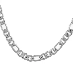 Roadster Men Brass Silver-Plated Chain image 3