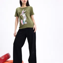 Kook N Keech Tom & Jerry Printed T-shirt image 2