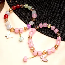 Stoln Girls 2 Crystals Charm Bracelet-picture-11