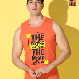 WOOSTRO Men Pack of 2 Typography Printed Round Neck Slim Fit Printed T-shirts-image-60