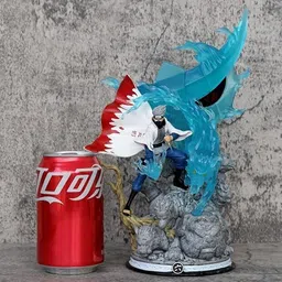 stive strong Anime Naruto Action Figure Kakashi Blue Action Figure 22cm (Blister Packing) image 2